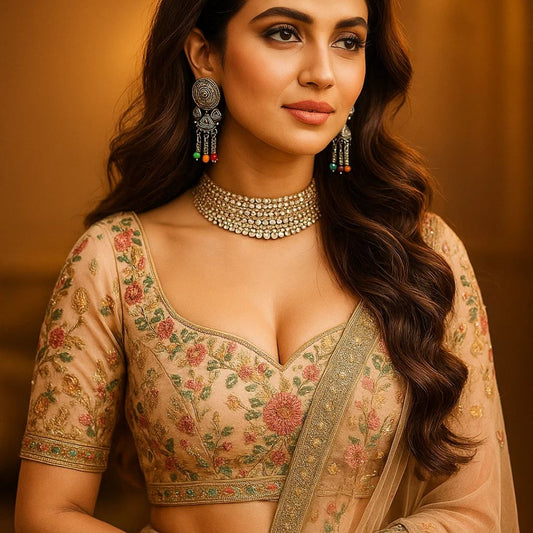 Combo Of 6 Antique Finish Jhumka Earrings Set